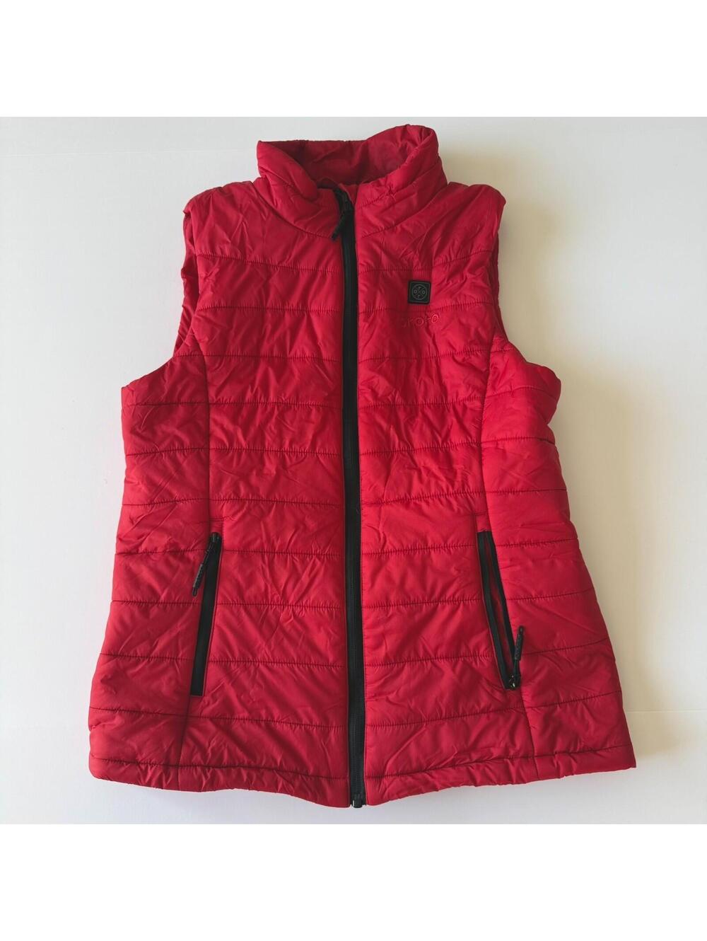 Ororo Men's Red Classic Heated Vest Size Small NO BATTERY NO CORD